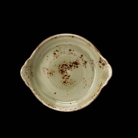 11300317-英国Steelite 西餐陶瓷圆耳碟