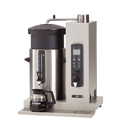 荷兰Animo 单桶台上型咖啡(左侧带桶) 带开水机功能 10升  CB 1x10W-L